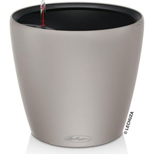 Lechuza Übertopf CLASSICO Color LS 43, sandbraun, Ø 43 x 39 cm, aus Kunststoff, für innen & außen, Wasserspeicher & Innentopf