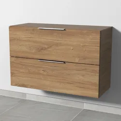 Sanipa Anbauschrank 4balance DG101, Eiche-Kansas, Maße: 520x800x328 mm