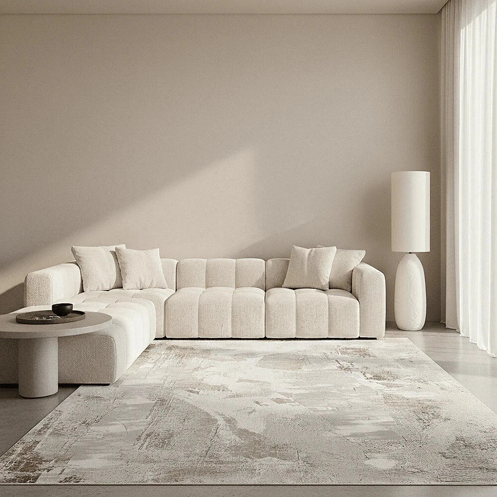Isadora Greige Abstract Rug, 320 x 240cm