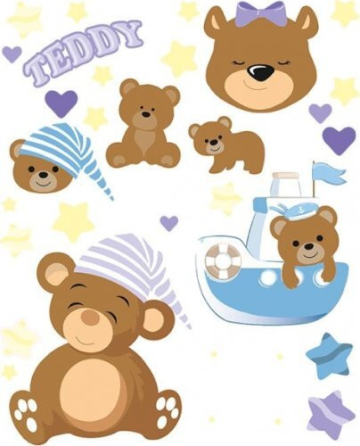 Tulimi Barevná Teddy stoomstrijkijzer groot model