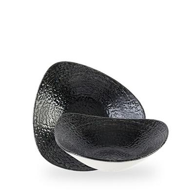 Churchill Homespun Chroma Black Schale Dreieckig 25,3cm/60cl