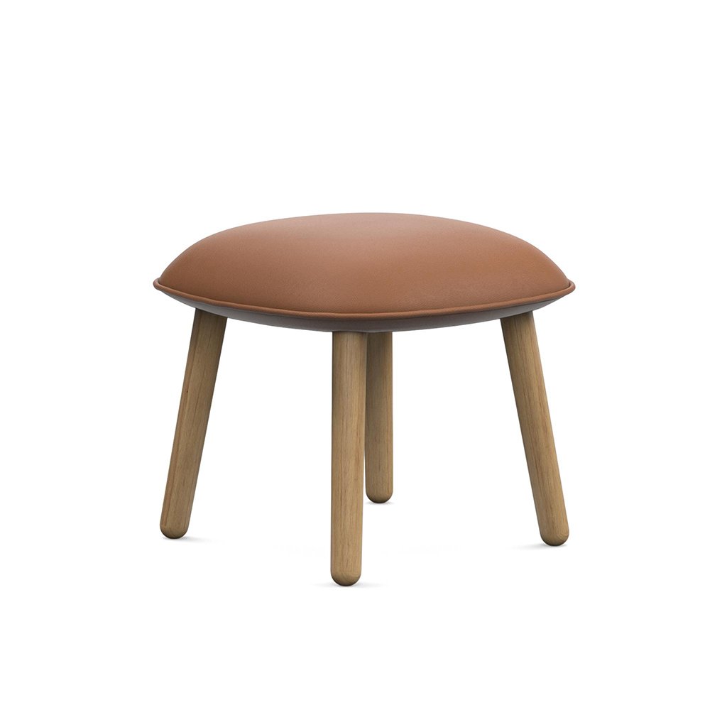 Normann Copenhagen Ace Hocker (brandy, Eiche, Sørensen Læder Ultra Leder) brandy | Eiche | Sørensen Læder Ultra Leder 707297/41574