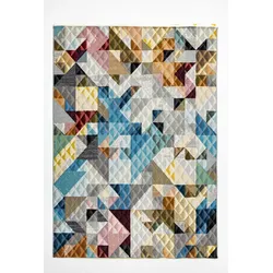 Webteppich Colorina 200 x 290 cm Polypropylen Bunt