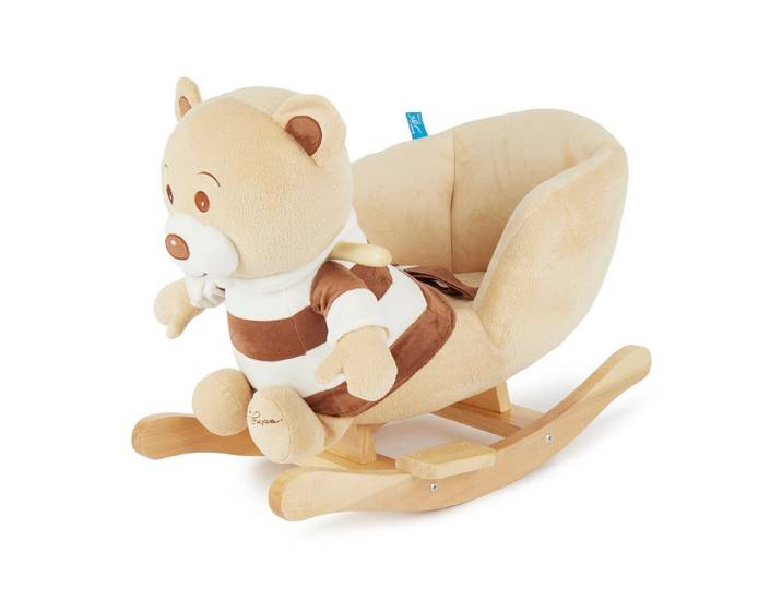 BIECO Schaukeltier Bieco Plüsch Schaukeltier Bär Bubu 62x30x48cm