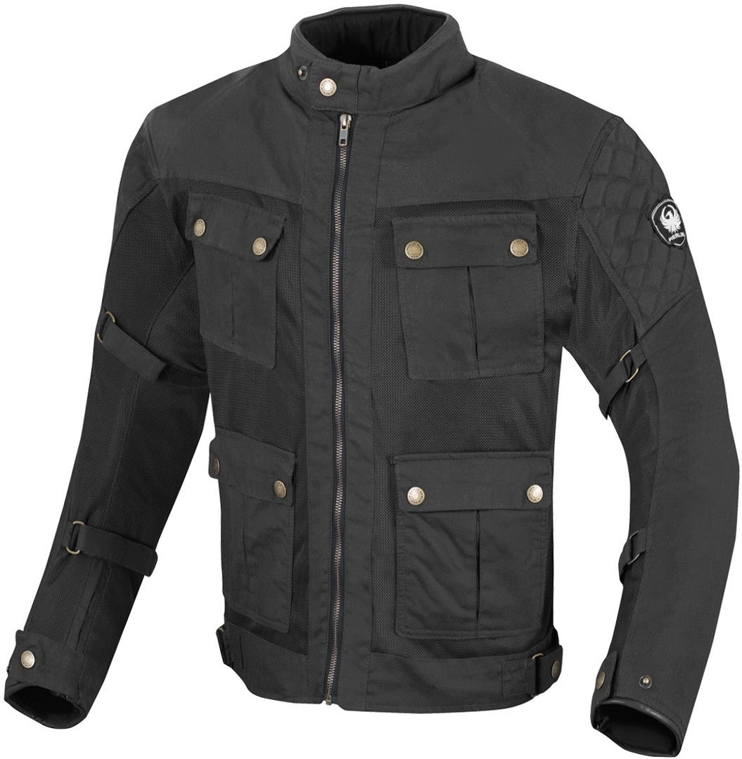 Merlin Chigwell Utility Motorrad Wachsjacke MTP129BLK2XL
