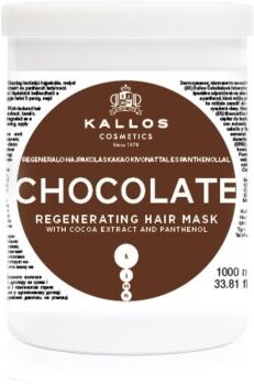 Kallos Classic Chocolate máscara regeneradora para cabelo seco a danificado 1000 ml. Classic Chocolate
