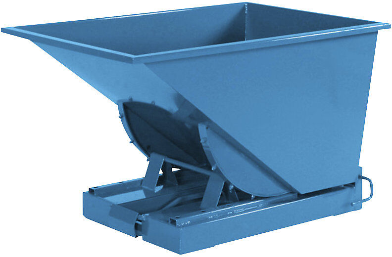Kippbehälter, blau, Volumen 300 l eurokraft basic