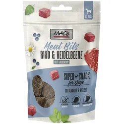 MAC ́s DOG Meat Bits Rind & Heidelbeere 1x90 g