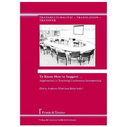 To Know How to Suggest..., Fachbücher von Martina Behr, Dörte Andres