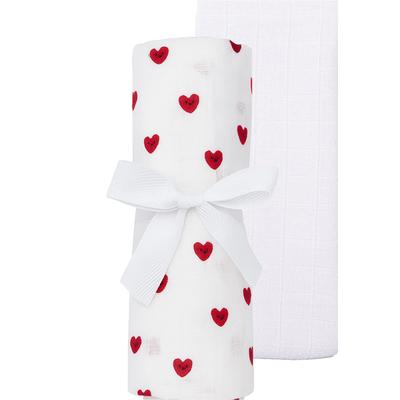 Erstausstattungspaket LILIPUT "Herzchen", Mädchen, rot (weiß, rot), 100% Baumwolle, KOB Set-Artikel Erstausstattungspaket, mit niedlichem Print