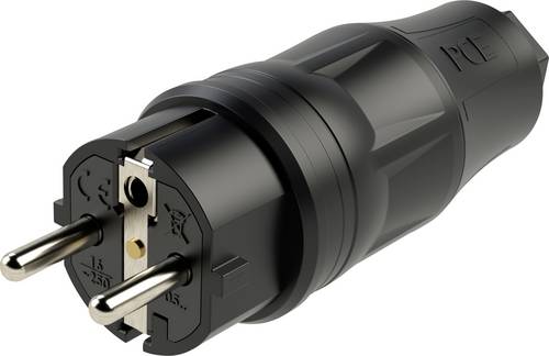PC Electric 05721-ss Schutzkontaktstecker Kunststoff 250V Schwarz IP54