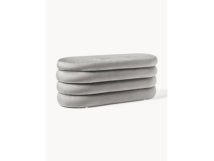 Banquette XL en velours avec rangement Alto