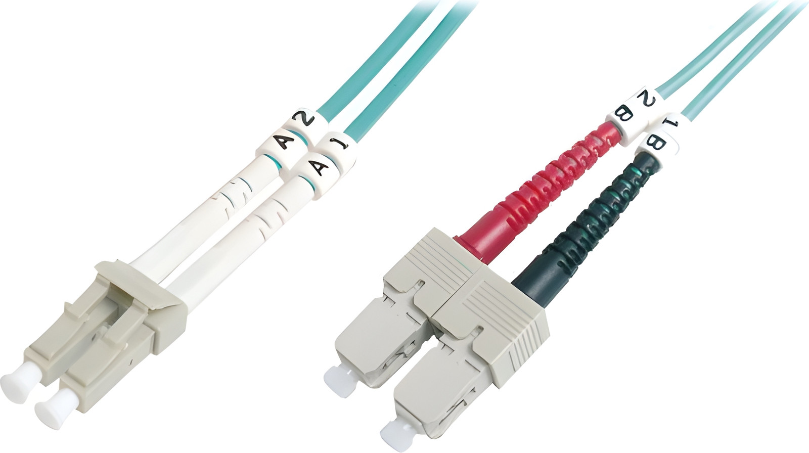 DIGITUS vezeloptische patchkabel LC-Duplex naar SC-Duplex OM3, 10 meter