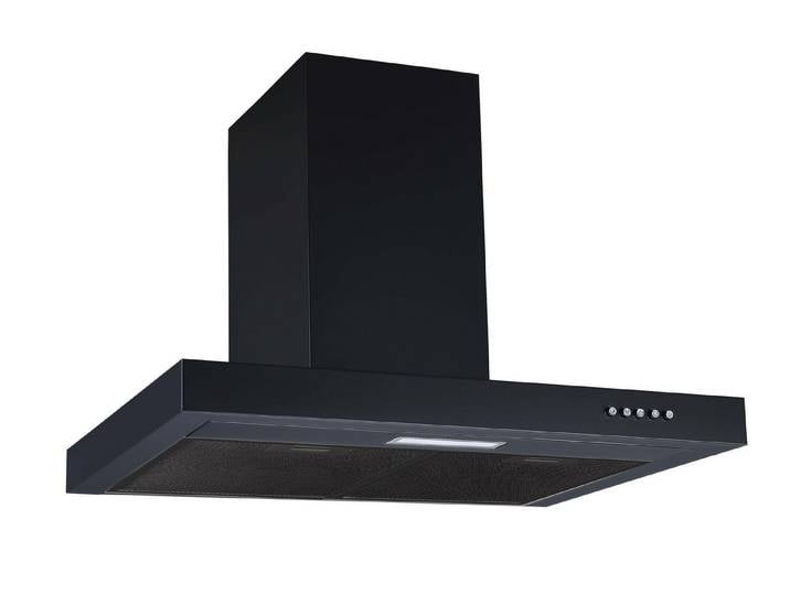 PKM Wandhaube PKM 6004BH Dunstabzugshaube, 60 cm, schwarz 60 cm breit, schwarz, 3 Leistungsstufen, LED-Beleuchtung