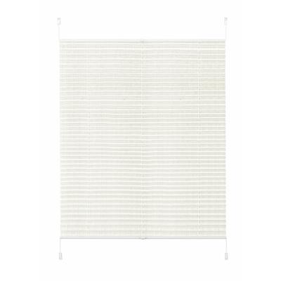 Plissee OTTO HOME "VALLERIIE" Gr. 1, weiß (creme), B:30cm H:130cm, Obermaterial: 100% Polyester, Plissees, trendig, mit strukturierter Oberfläche, für Fenster & Tür, NEUHEIT