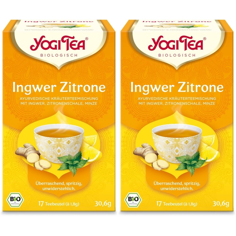 Yogi Tea Bio Ingwer Zitrone 2x17x1,8 g Tee