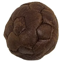 VINTAGE FUSSBALL HUNDESPIELZEUG 6 cm