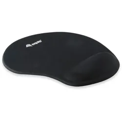 Equip Gel-Mauspad - Ergonomisch - Handballenauflage - 23.6x20.5x1.6 cm - Schwarz Farbe EQ245014