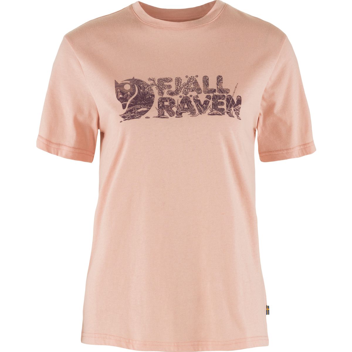 Fjällräven Lush Logo T-shirt W chalk rose (302) L F14600165-302-L
