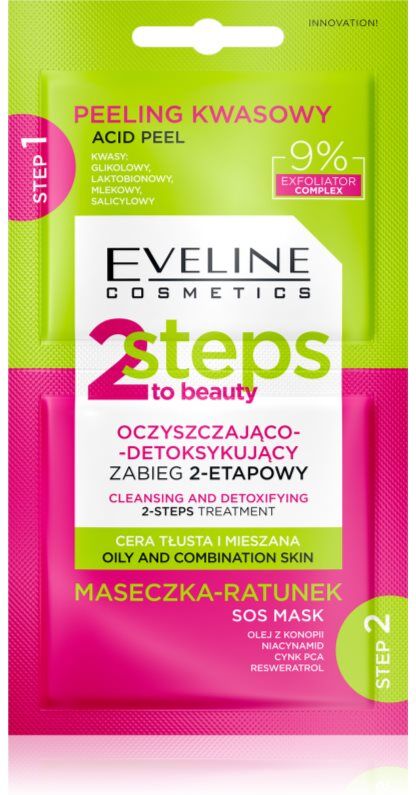 Eveline Cosmetics 2 Steps To Beauty 2-phase treatment for the face 2x4 ml
