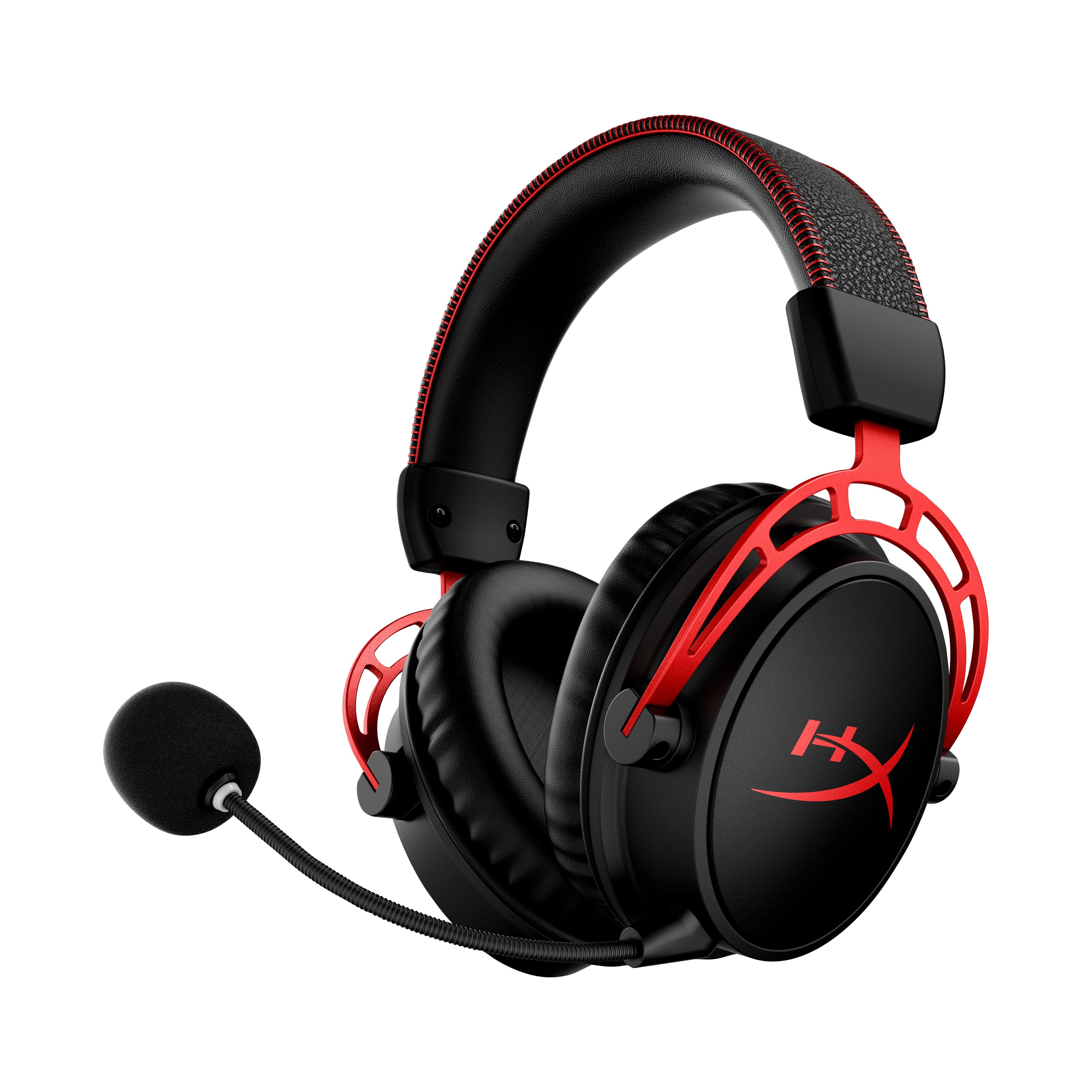 HyperX Cloud Alpha Gaming Over Ear Kopfhörer kabelgebunden (Schwarz, Rot) 4P5D4AA