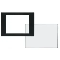 Kaiser Fototechnik Einlagen SYSTEM-V, Formatmaske 6 x 7 cm / AN-Glas, Analogfilmentwicklung, Schwarz, Transparent