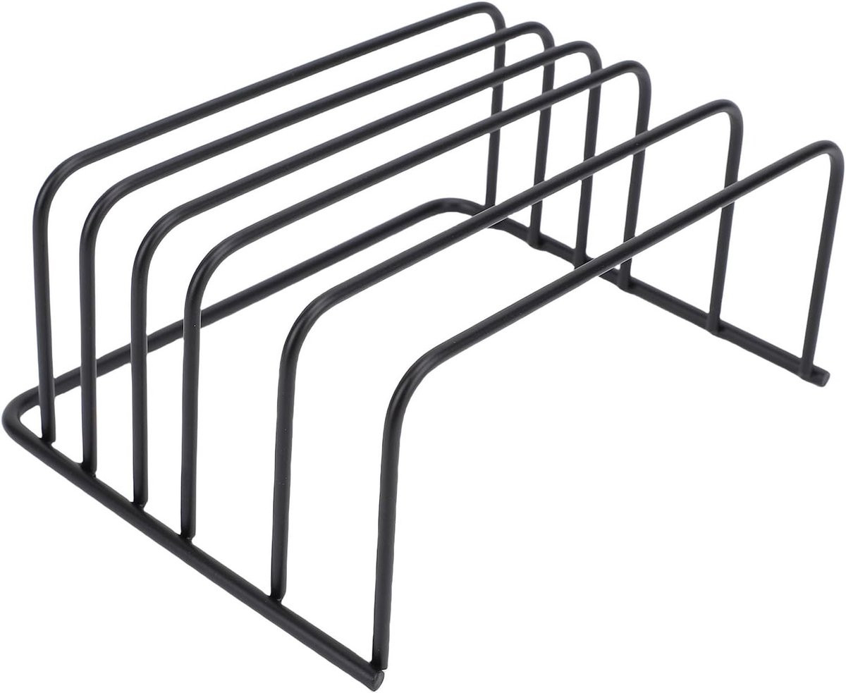 Multi-functionele metalen keukenorganizer voor snijplanken, kookgerei en keukengerei
