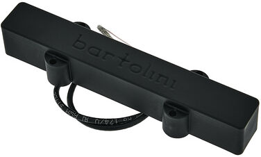 Bartolini 6-String J-Bass JS66J T Bridge Schwarz