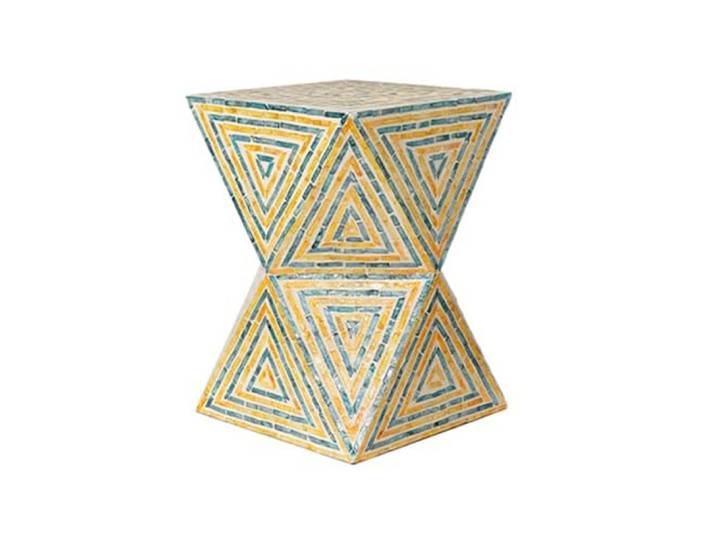 hongchenke34 Sofa Beistelltisch Shell Sofa Beistelltisch Geometrische Wohnzimmer Ecktisch Balkon Couchtisch Dekorativer Ausstellungsstand