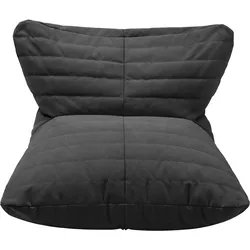 Sitzsack Marta Dunkelgrau Webstoff