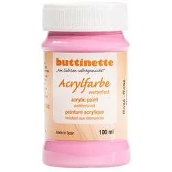 buttinette Acrylfarbe wetterfest in verschiedenen Farbtönen, 100 ml