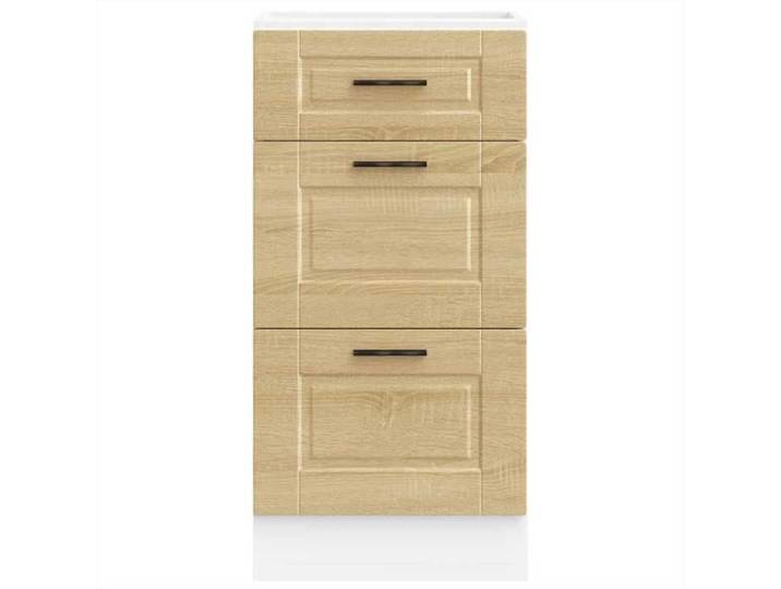 Brun Armoire cuisine CHIC Cabinet de cuisine rectangulaire Porto chêne sonoma bois d'ingénierie 40x46x81.5 cm N8050