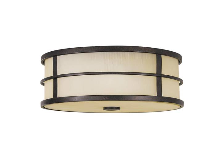 Plafonnier en métal bronze grec