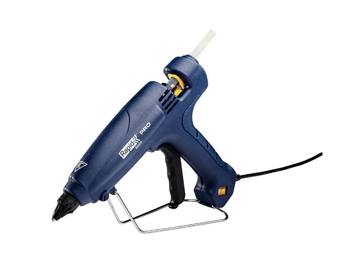 Heissklebepistole RAPID PRO EG320 , schwarz (blau, gelb, schwarz), Glas, Kunststoff, Heissklebepistolen, Heissklebepistole