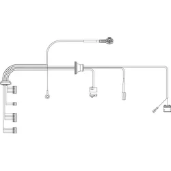 BOSCH Ersatzteil TTNR: 87186492520 Kabelbaum HV