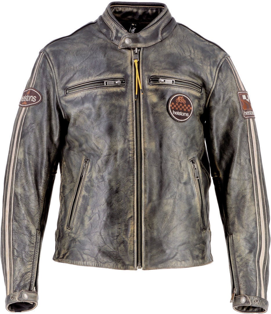 Helstons Ace 10Ans Motorrad Lederjacke 2023001-MSW-M