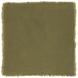 IB Laursen Stoffserviette doppelt gewebt, 40 x 40 cm, chalk green