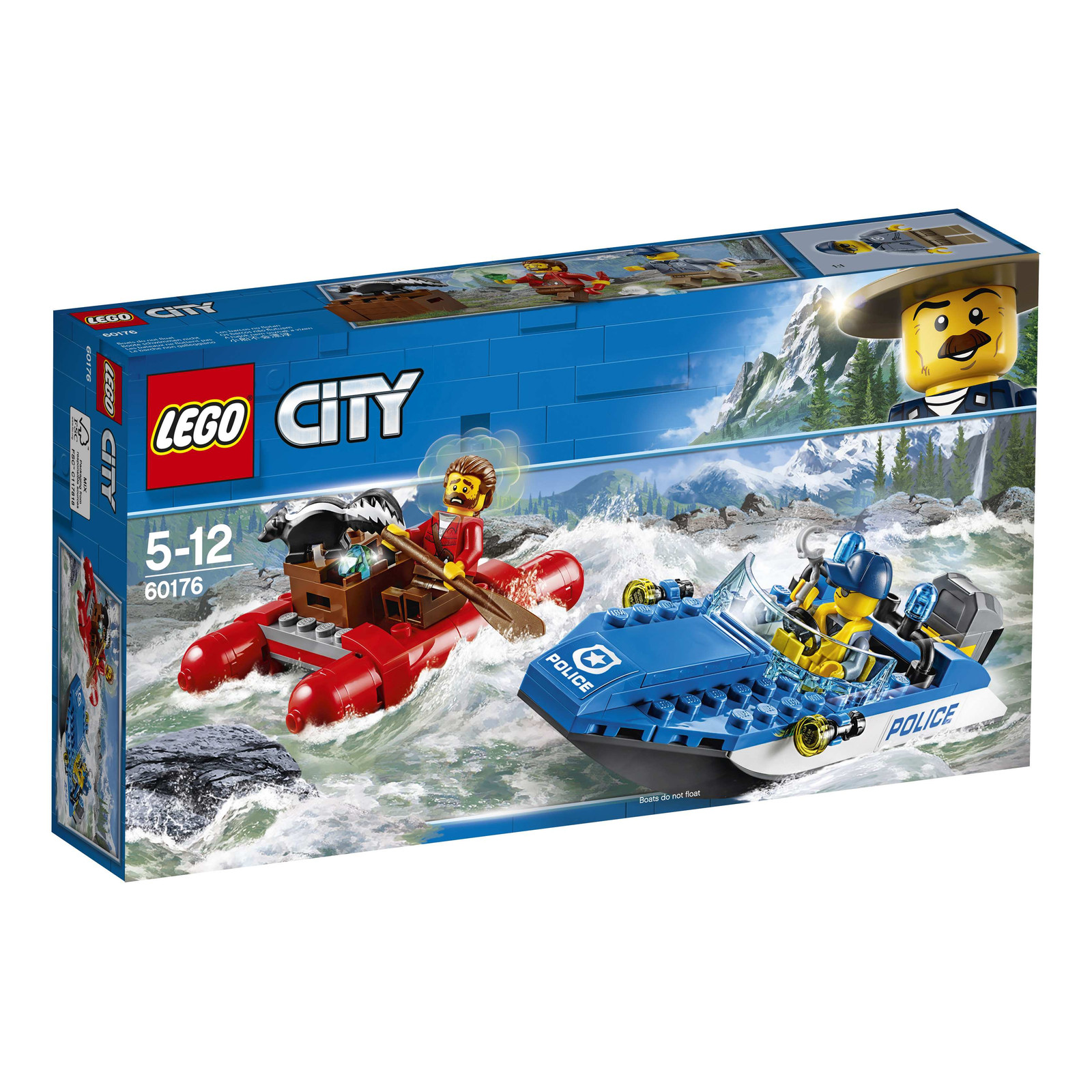 LEGO City Ontsnapping door de stroomversnellingen 60176