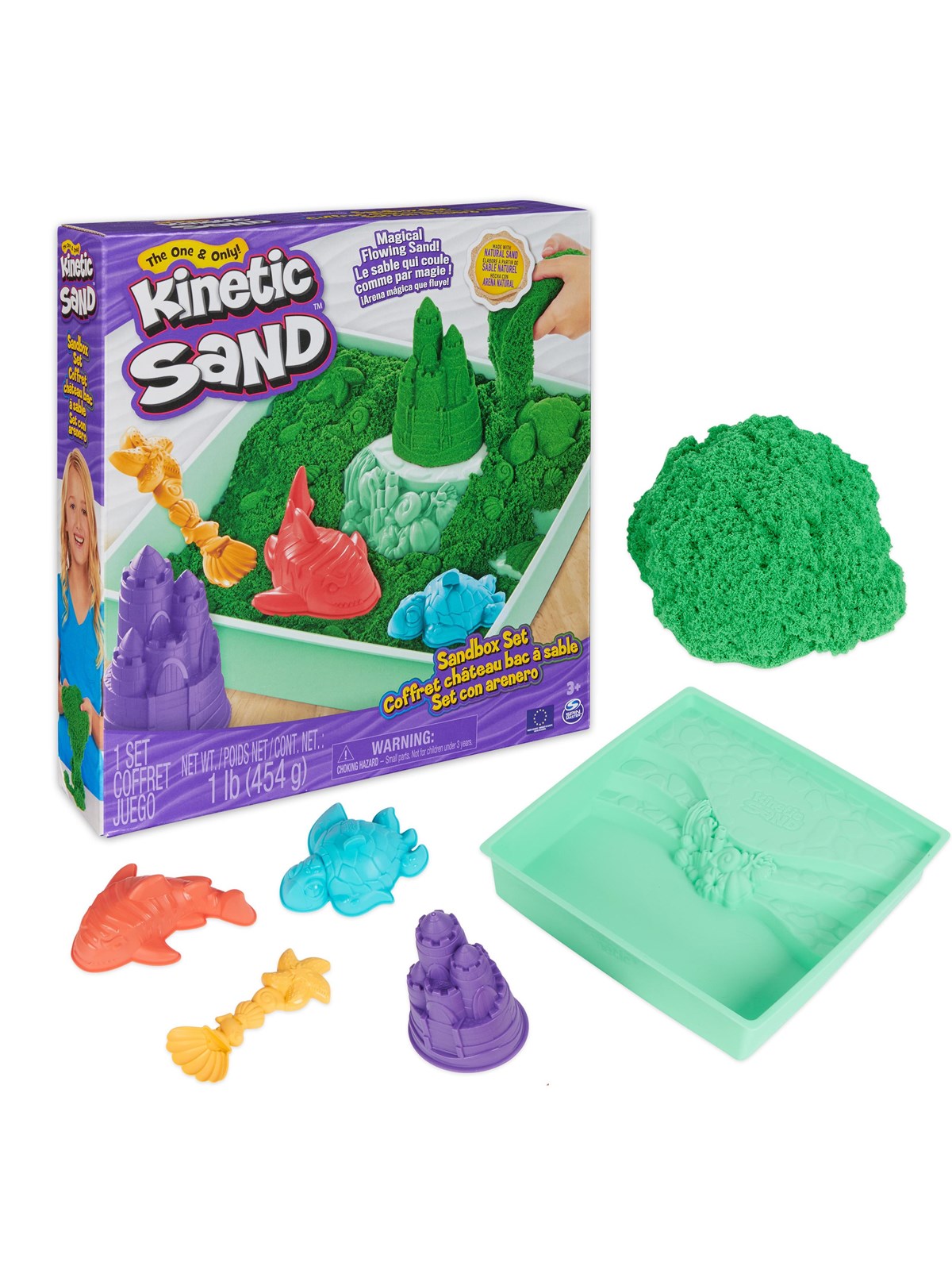 Kinetic Sand Sandkasten-Set - Green