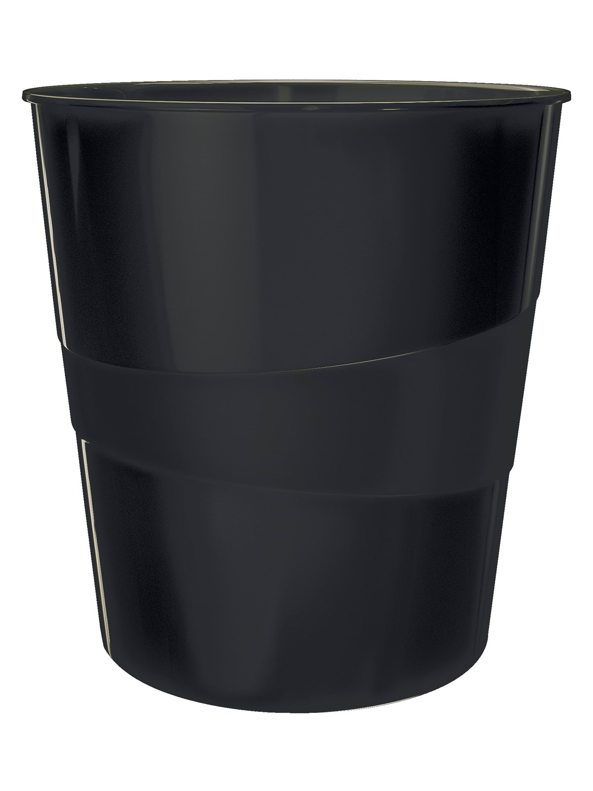 Leitz WOW Papierkorb Schwarz