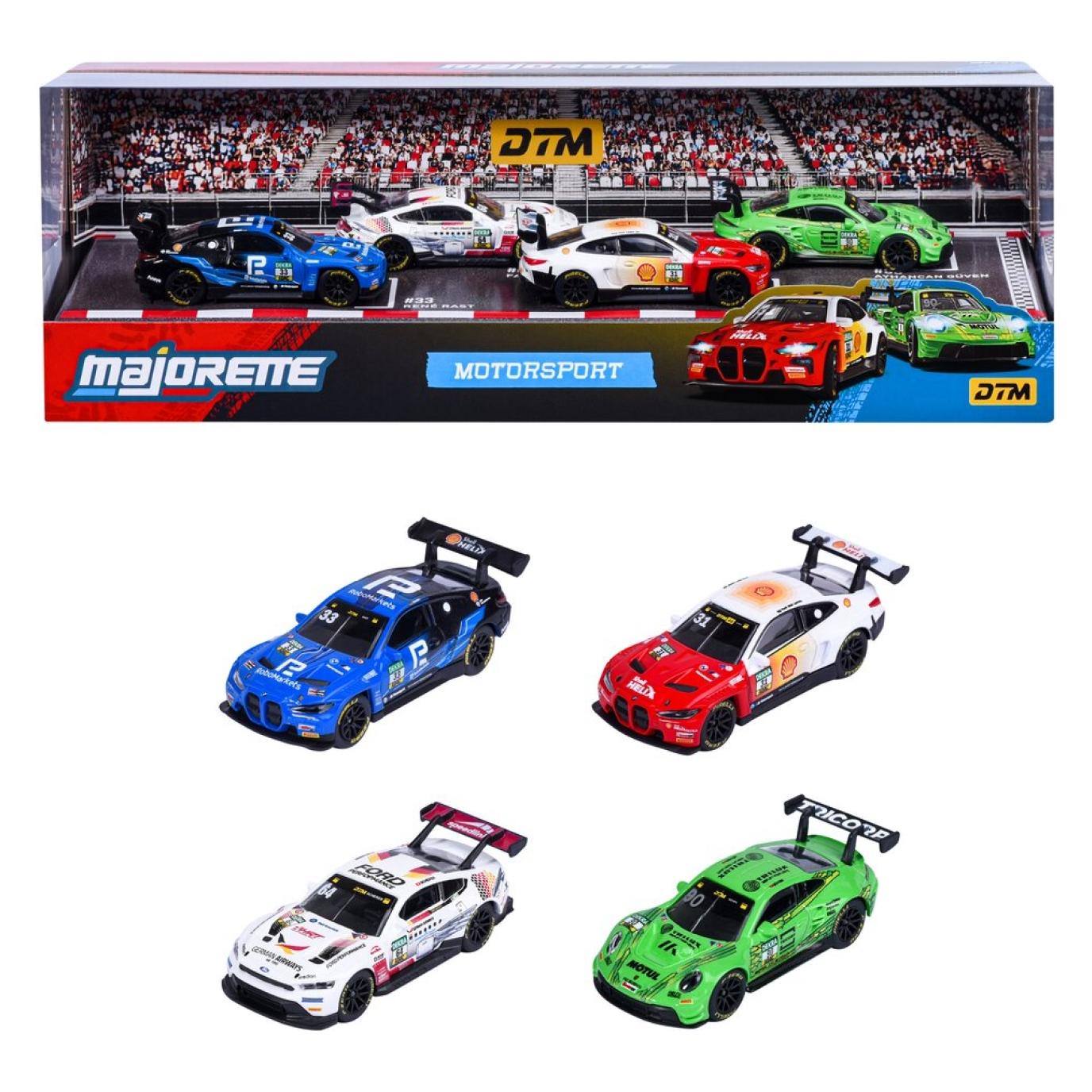 Majorette Motorsport DTM 4 pieces Giftpack (8502105013)