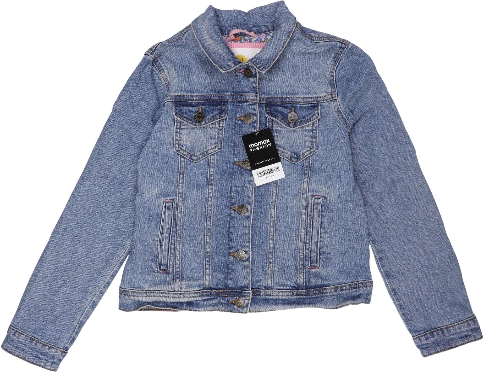Mini Boden Mädchen Jacke oder Mantel, Hellblau, Gr. EU 152, Baumwolle / Elasthan - Second Hand