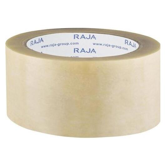 Rajapack Raja Verpackungsklebeband Transparent 50 mm (B) x 66 m (L) (50 mm) (ADH12)