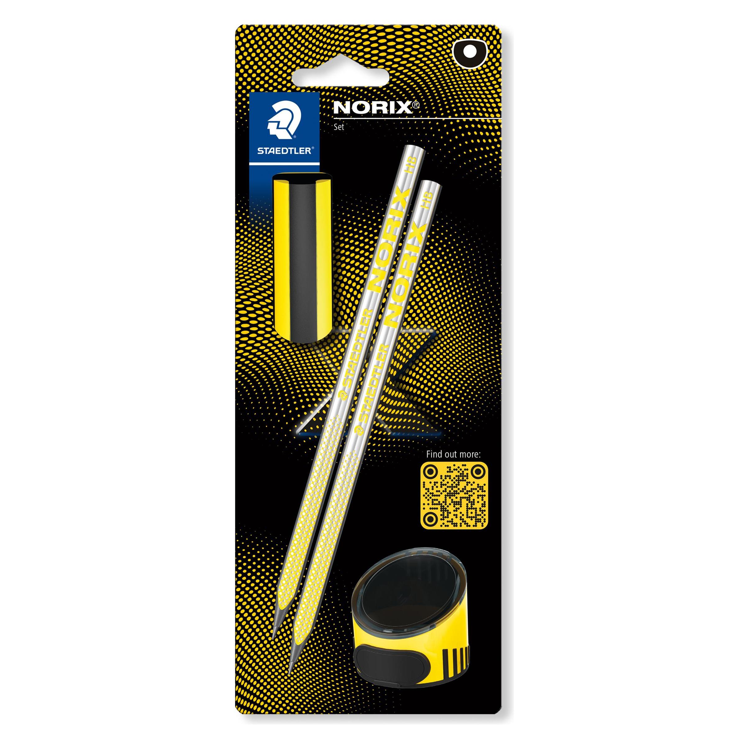 Staedtler Bleistifte Norix 181 Upcycling (2 mm, HB, 2x) (181SBK2-1)