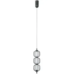 Italux PND-34405-3V-BK LED Pendelleuchte Pedro | 12W LED | 764lm | 3000K