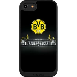 Nivocase Handyhülle für Apple iPhone 7 Hülle NIVOpure Case Schwarz BVB Borussia Dortmund Stadion (Apple iPhone 7), Smartphone Hülle, Schwarz