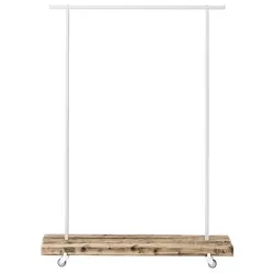 Kleiderstange Altholz 01 M 117 x 40 x 160 weiß