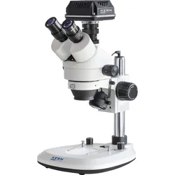 KS OZL 464C825 - Stereomikroskop, 0,7x/4x, trinokular, Zoom, Set mit Kamera