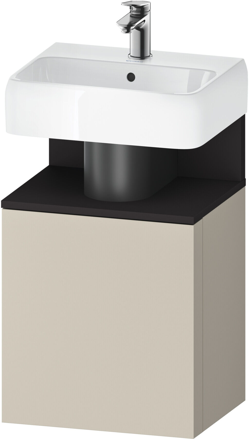 Duravit Waschtischunterschrank Qatego 44x35x64,5cm, 1 T, T l, gra m/ta matt (QA4076L80830000)