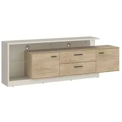 Wójcik TV-Lowboard Lagoon Holzoptik Braun Eiche
